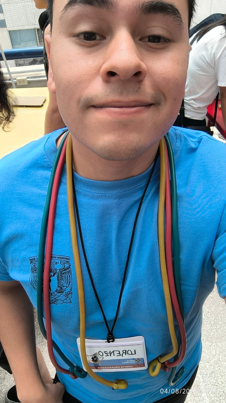 Lorenzo at Festival Matemático