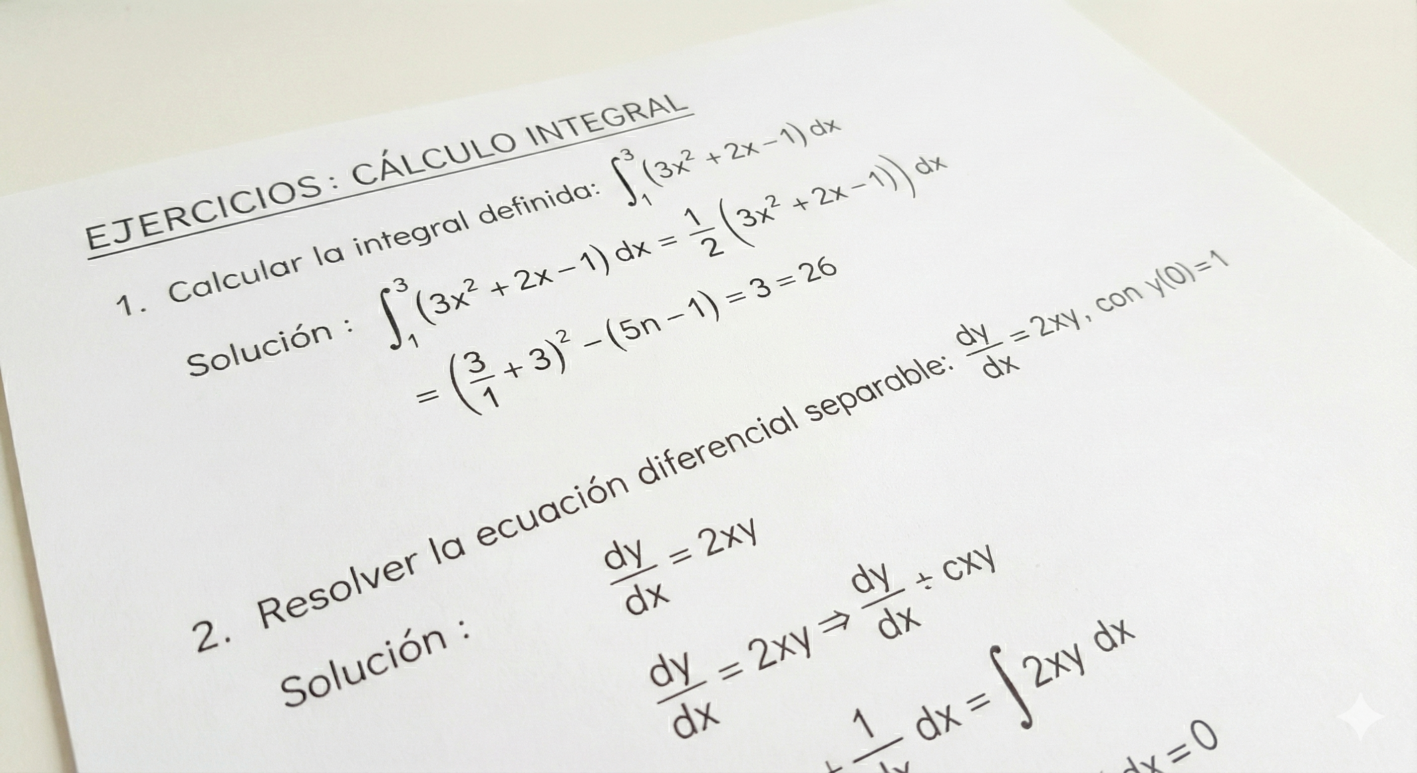 Calculus II exam preview